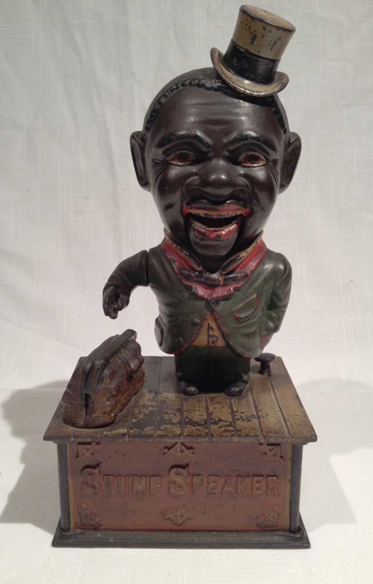 Stump Speaker Mechanical Bank