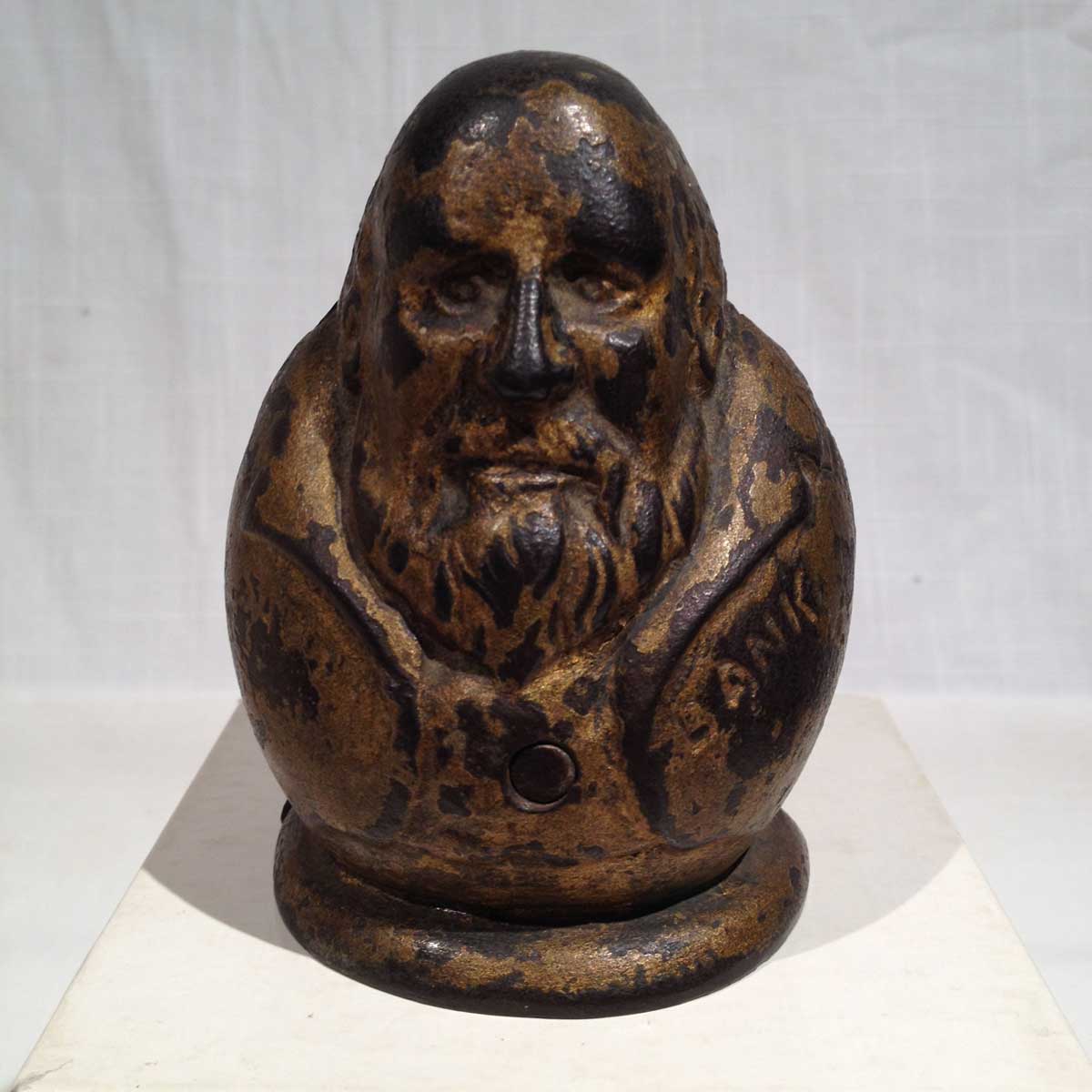Tammany Tiger & Boss Tweed Cast Iron Still Bank
