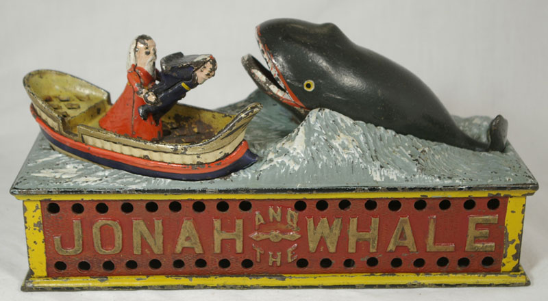 Jonah and the Whale Mechanical Bank